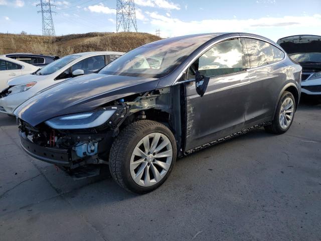 5YJXCDE22HF044795 - 2017 TESLA MODEL X GRAY photo 1