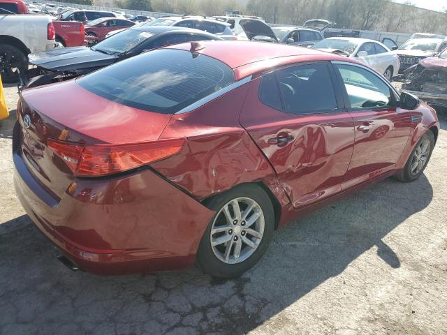 5XXGM4A74CG046987 - 2012 KIA OPTIMA LX RED photo 3