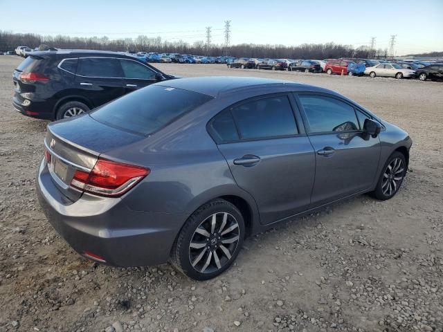 2HGFB2F93FH501282 - 2015 HONDA CIVIC EXL GRAY photo 3