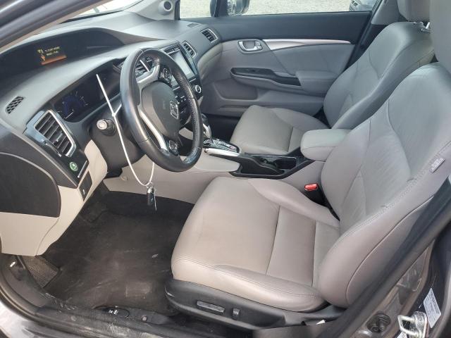 2HGFB2F93FH501282 - 2015 HONDA CIVIC EXL GRAY photo 7