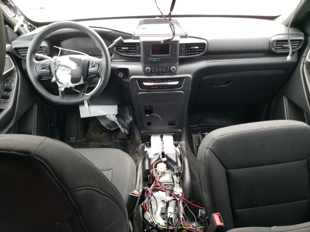 1FM5K8AB1MGB18274 - 2021 FORD EXPLORER POLICE INTERCEPTOR WHITE photo 8