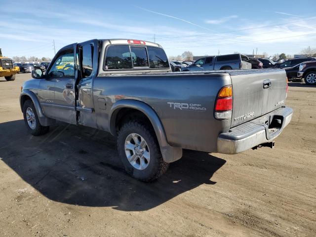 5TBBT44193S401745 - 2003 TOYOTA TUNDRA ACCESS CAB SR5 GRAY photo 2