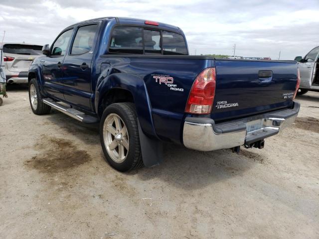 5TEJU62N07Z453338 - 2007 TOYOTA TACOMA DOUBLE CAB PRERUNNER BLUE photo 2