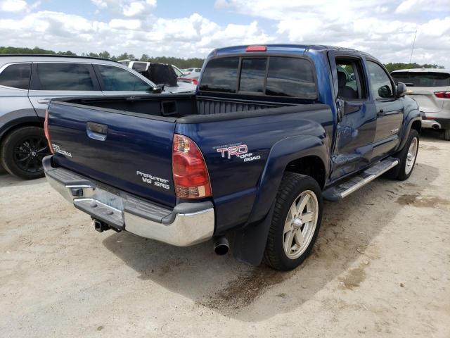 5TEJU62N07Z453338 - 2007 TOYOTA TACOMA DOUBLE CAB PRERUNNER BLUE photo 3
