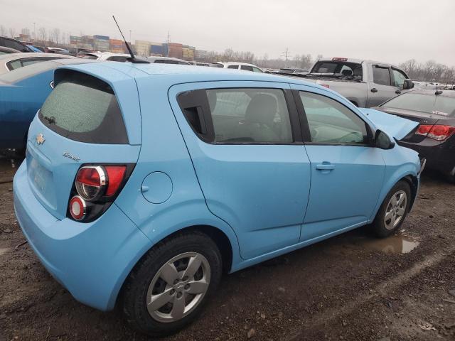 1G1JB6SH9E4149956 - 2014 CHEVROLET SONIC LS BLUE photo 3