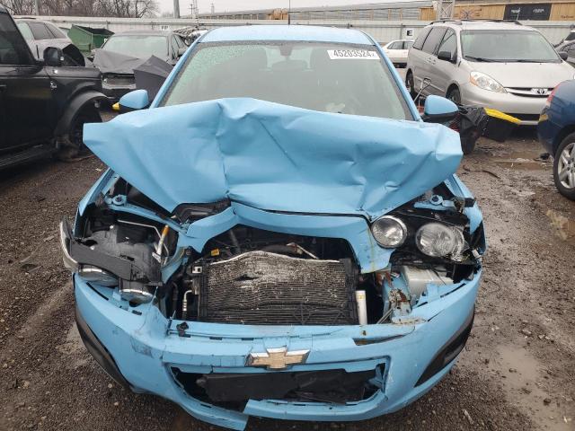 1G1JB6SH9E4149956 - 2014 CHEVROLET SONIC LS BLUE photo 5