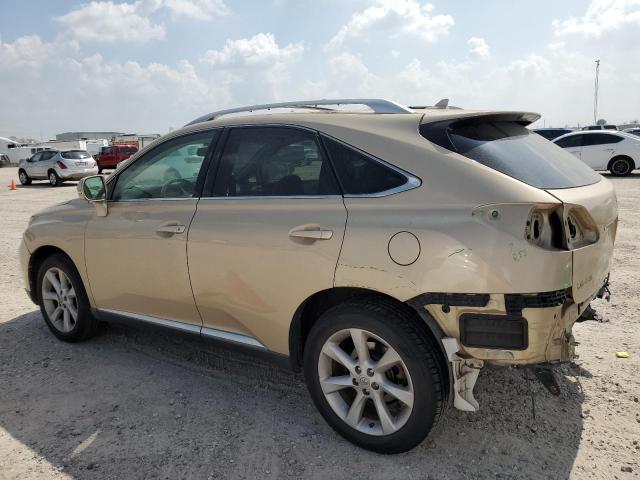 2T2ZK1BA1AC039437 - 2010 LEXUS RX 350 GOLD photo 2