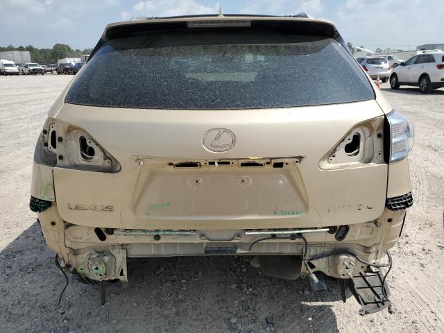 2T2ZK1BA1AC039437 - 2010 LEXUS RX 350 GOLD photo 6