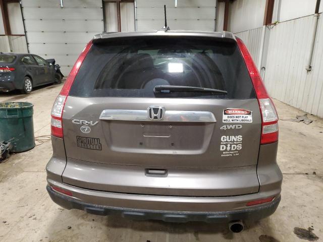 5J6RE4H76AL012794 - 2010 HONDA CR-V EXL GRAY photo 6