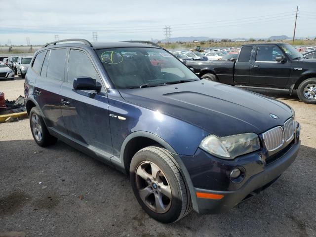 WBXPC93428WJ11122 - 2008 BMW X3 3.0SI BLUE photo 4