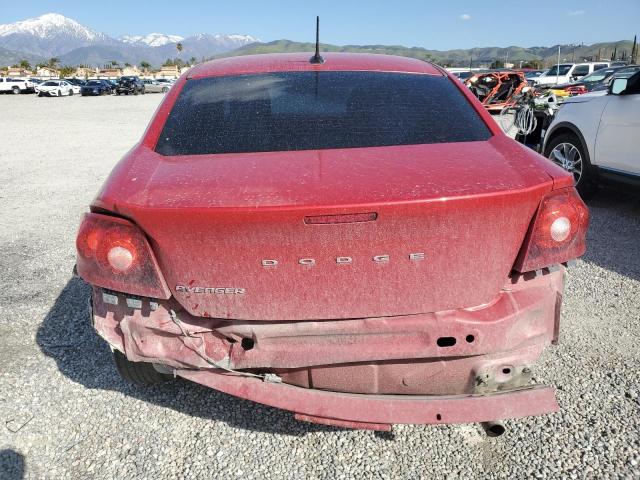 1C3CDZAB7DN613347 - 2013 DODGE AVENGER SE RED photo 6