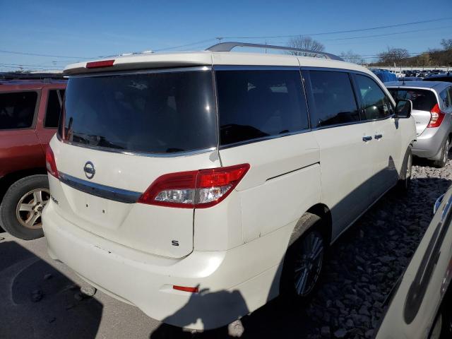 JN8AE2KP6C9045332 - 2012 NISSAN QUEST S WHITE photo 3