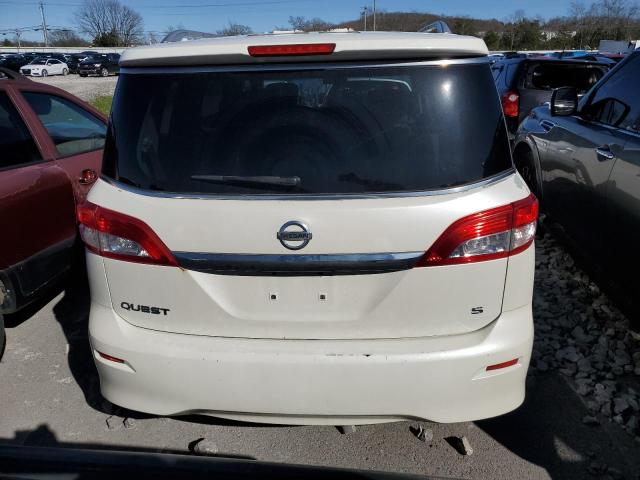 JN8AE2KP6C9045332 - 2012 NISSAN QUEST S WHITE photo 6