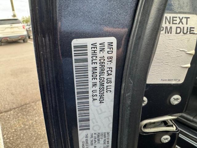 1C6RR6LG5MS539434 - 2021 RAM 1500 CLASS SLT ნაცრისფერი ფოტო 10