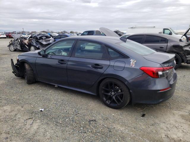 2HGFE2F53NH607394 - 2022 HONDA CIVIC SPORT GRAY photo 2