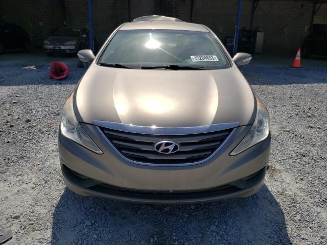 5NPEB4AC1EH898215 - 2014 HYUNDAI SONATA GLS TAN photo 5