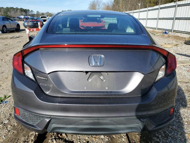 2HGFC4B51GH312529 - 2016 HONDA CIVIC LX GRAY photo 6