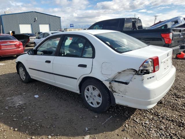 2HGES16394H560979 - 2004 HONDA CIVIC DX VP WHITE photo 2