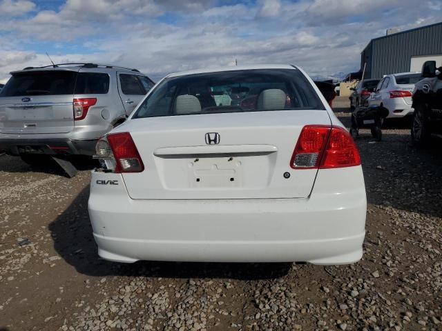 2HGES16394H560979 - 2004 HONDA CIVIC DX VP WHITE photo 6
