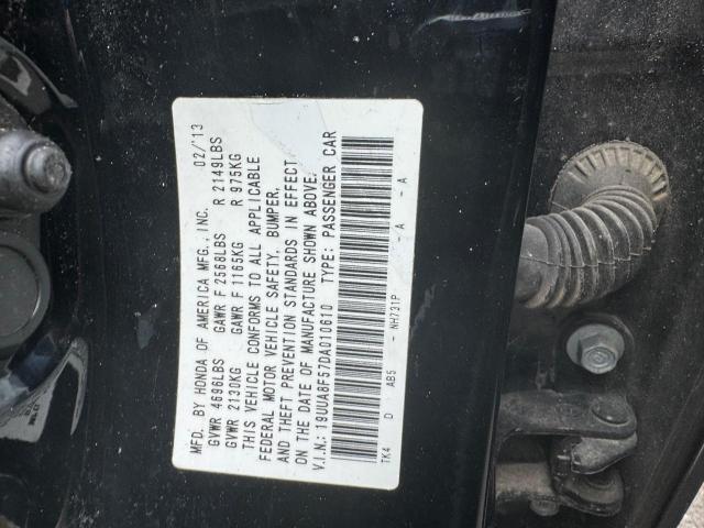19UUA8F57DA010610 - 2013 ACURA TL TECH BLACK photo 10