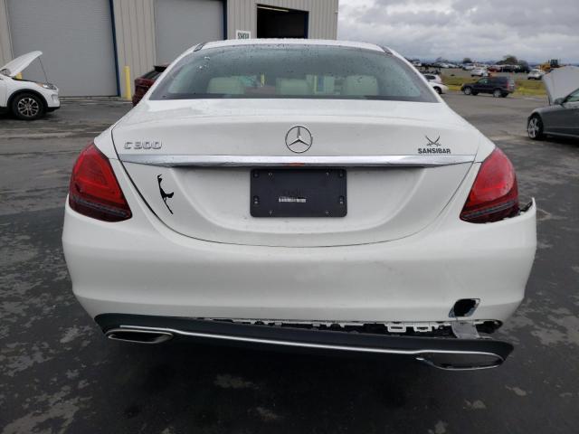 W1KWF8DB8MR645313 - 2021 MERCEDES-BENZ C 300 WHITE photo 6