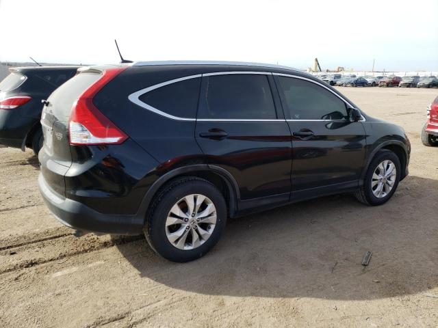 JHLRM3H7XCC002780 - 2012 HONDA CR-V EXL BLACK photo 3