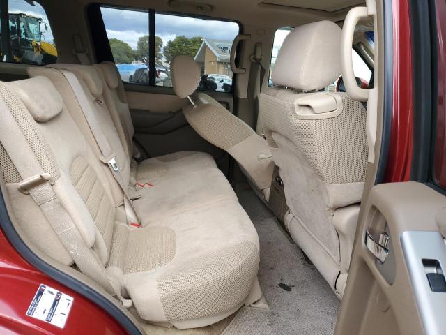 5N1AR18W55C765117 - 2005 NISSAN PATHFINDER LE 勃艮第红 照片 11
