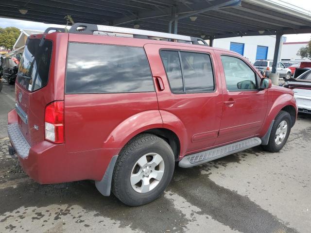 5N1AR18W55C765117 - 2005 NISSAN PATHFINDER LE 勃艮第红 照片 3