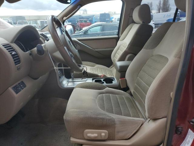 5N1AR18W55C765117 - 2005 NISSAN PATHFINDER LE 勃艮第红 照片 7