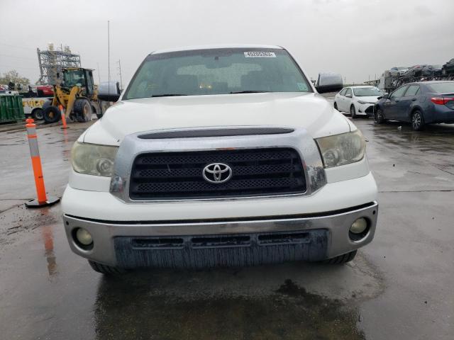 5TFEV58129X072906 - 2009 TOYOTA TUNDRA CREWMAX LIMITED WHITE photo 5