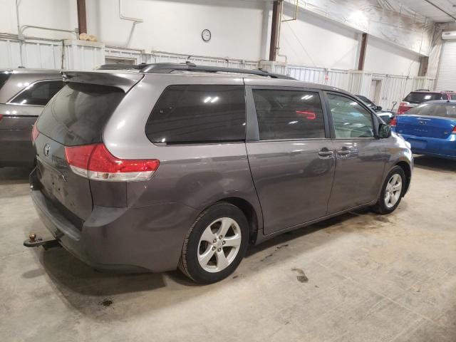 5TDKK3DC2BS124862 - 2011 TOYOTA SIENNA LE GRAY photo 3