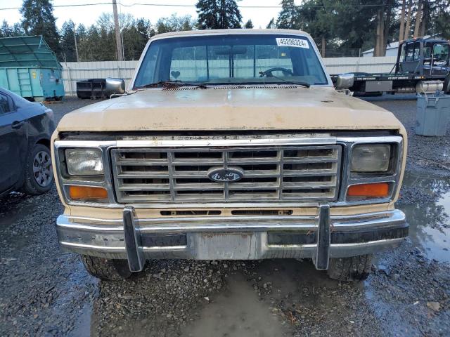 2FTEF14N0GCB76405 - 1986 FORD F150 TAN photo 5