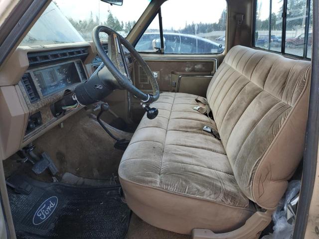 2FTEF14N0GCB76405 - 1986 FORD F150 TAN photo 7