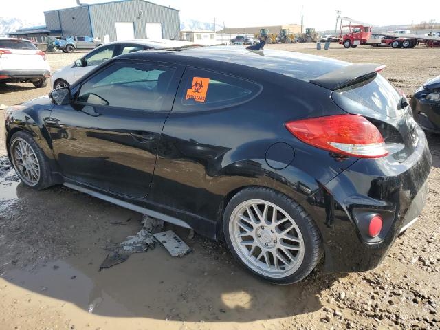 KMHTC6AE5EU196918 - 2014 HYUNDAI VELOSTER TURBO BLACK photo 2