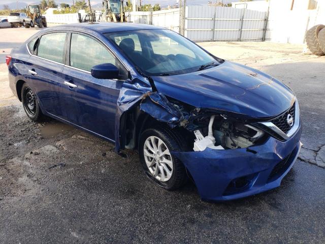 3N1AB7AP0KY319235 - 2019 NISSAN SENTRA S BLUE photo 4