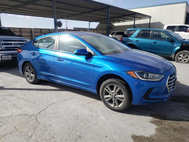 5NPD84LF1HH134063 - 2017 HYUNDAI ELANTRA SE BLUE photo 4