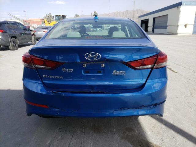 5NPD84LF1HH134063 - 2017 HYUNDAI ELANTRA SE BLUE photo 6