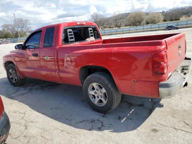 1D7HE42N56S688780 - 2006 DODGE DAKOTA SLT RED photo 2