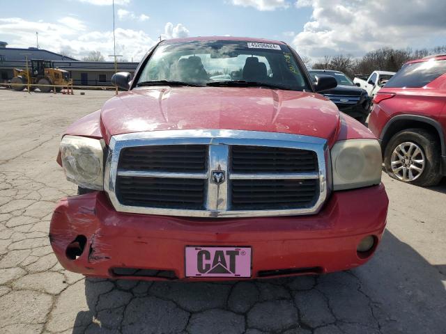 1D7HE42N56S688780 - 2006 DODGE DAKOTA SLT RED photo 5