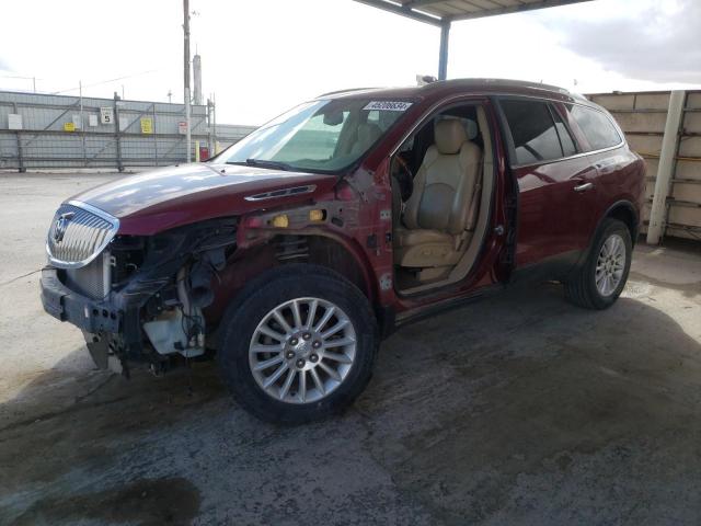 5GALVBED7AJ179477 - 2010 BUICK ENCLAVE CXL RED photo 1