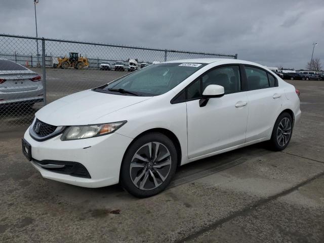 19XFB2F54DE291019 - 2013 HONDA CIVIC LX WHITE photo 1