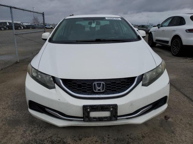 19XFB2F54DE291019 - 2013 HONDA CIVIC LX WHITE photo 5