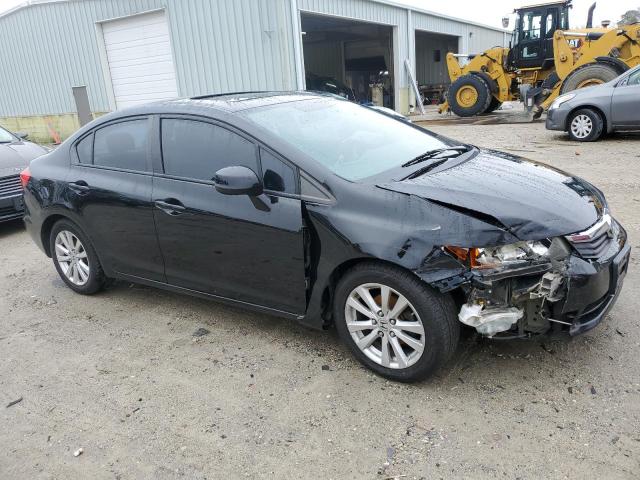 19XFB2F86CE351875 - 2012 HONDA CIVIC EX BLACK photo 4