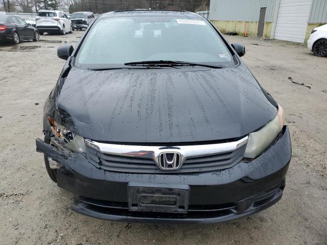 19XFB2F86CE351875 - 2012 HONDA CIVIC EX BLACK photo 5