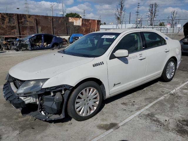 3FADP0L32CR225923 - 2012 FORD FUSION HYBRID WHITE photo 1