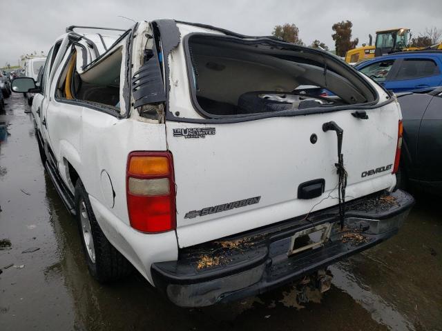 3GNEC16T71G253602 - 2001 CHEVROLET SUBURBAN C1500 WHITE photo 2