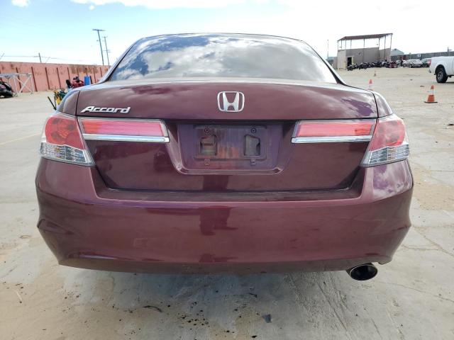 1HGCP2F38CA238457 - 2012 HONDA ACCORD LX BURGUNDY photo 6