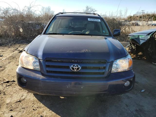 JTEGP21A760093620 - 2006 TOYOTA HIGHLANDER LIMITED BLUE photo 5