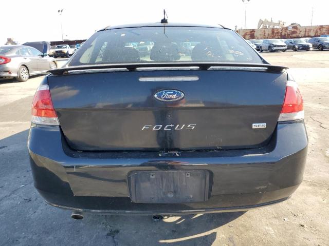 1FAHP36NX9W255659 - 2009 FORD FOCUS SES BLACK photo 6