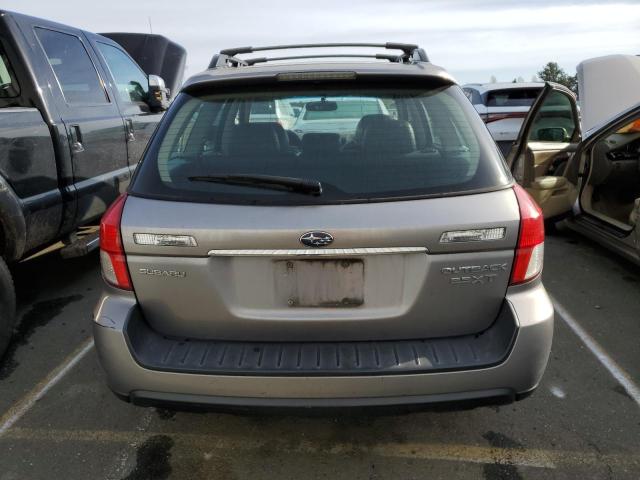 4S4BP63C084309545 - 2008 SUBARU OUTBACK 2.5XT LIMITED GRAY photo 6